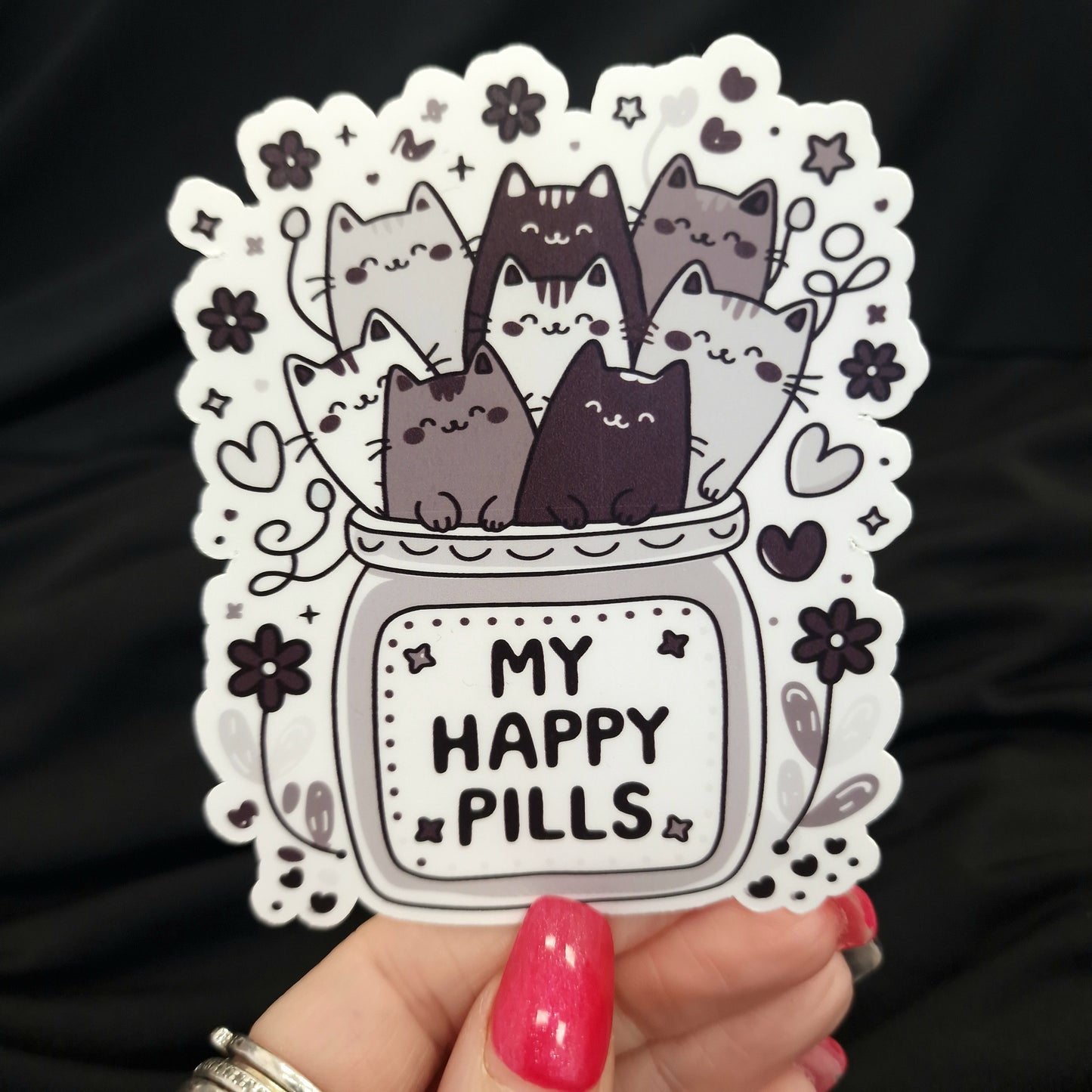 Happy Pills Vinyl Sticker