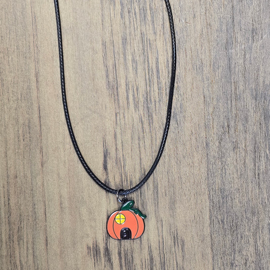 Pumpkin House Necklace