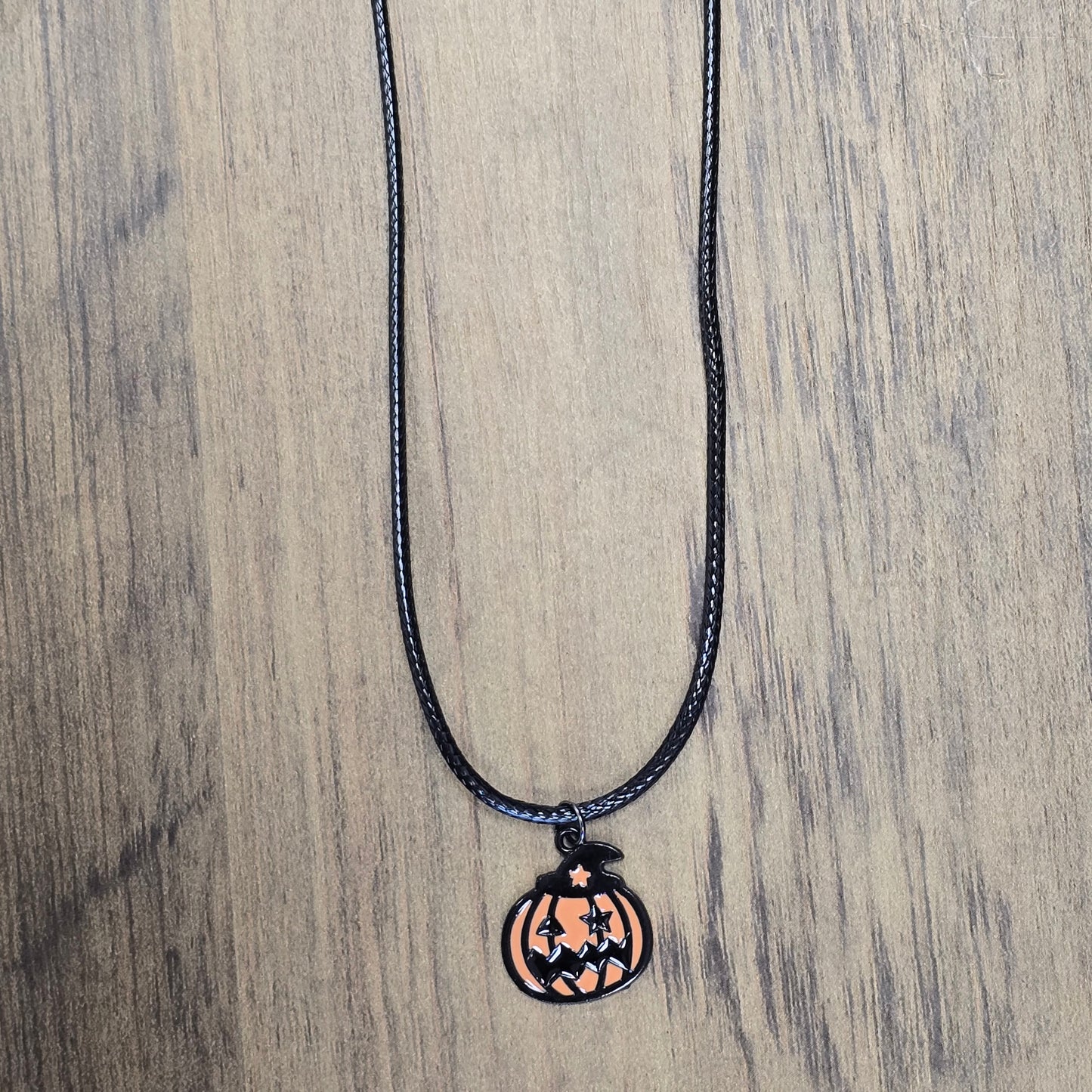 Clearance Necklace - Pumpkin (black)