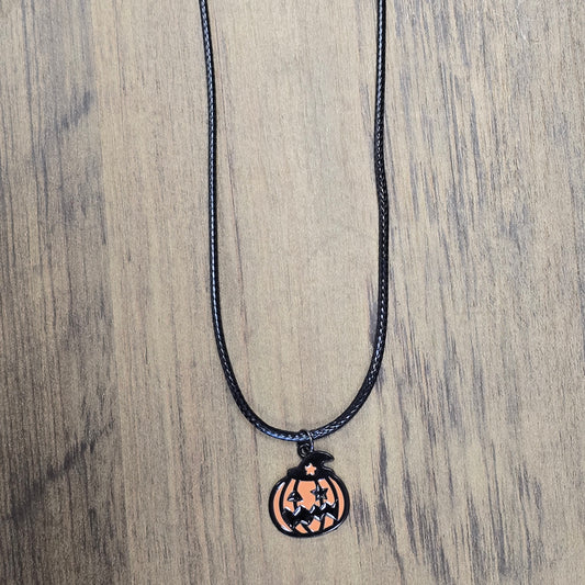 Pumpkin (black) Necklace
