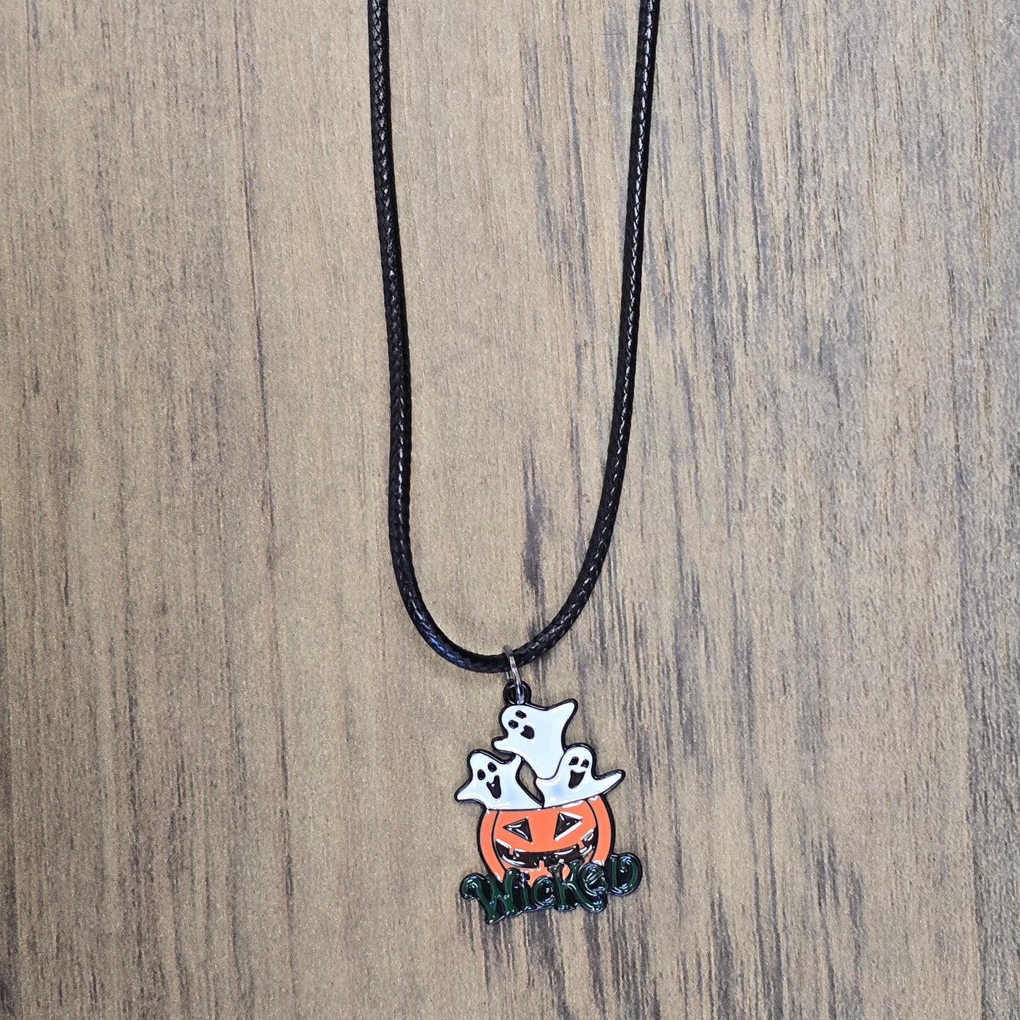 Clearance Necklace - Wicked Pumpkin