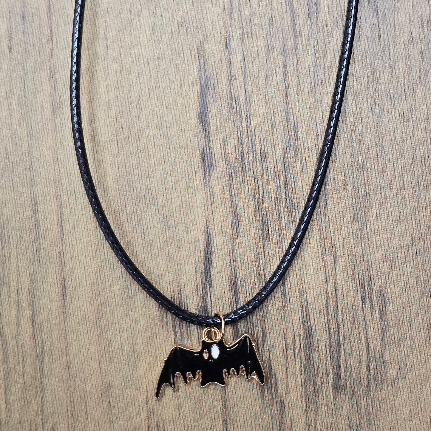 Clearance Necklace - Black Bat.