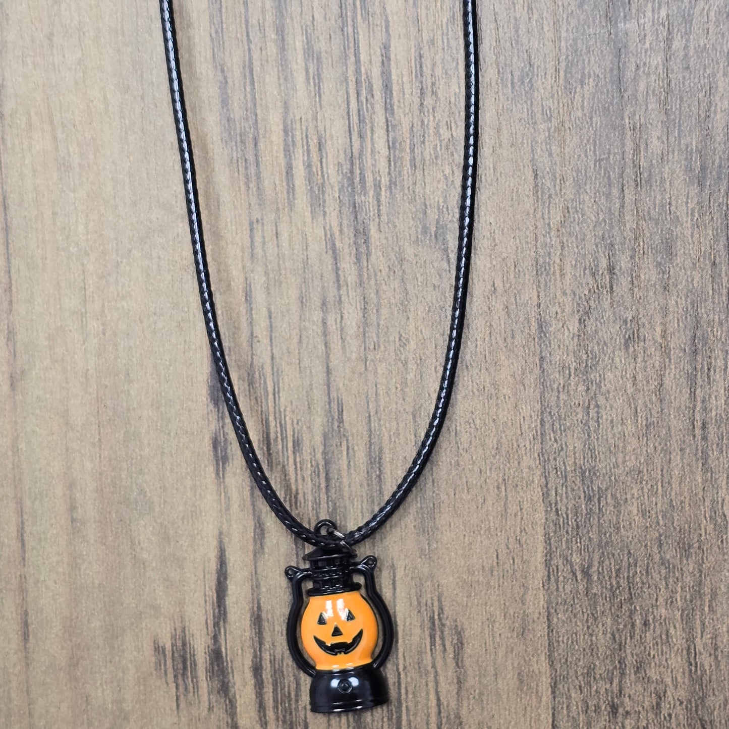 Clearance Necklace - Pumpkin Lantern