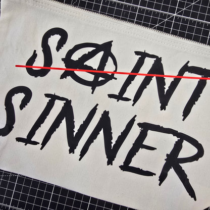 LIMITED Saint/Sinner Accessory Bag (Seconds)