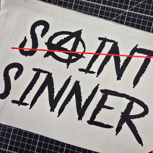 LIMITED Saint/Sinner Accessory Bag (Seconds)