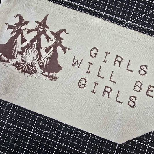 LIMITED Girls Will Be Girls Accessory Bag (Seconds)