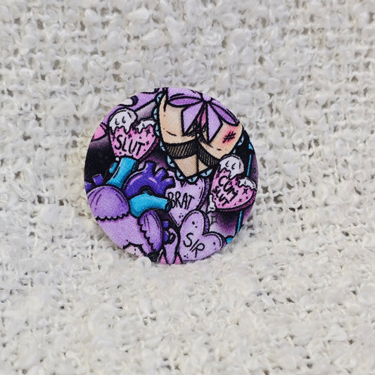 Scrappy Dinky Badge P219