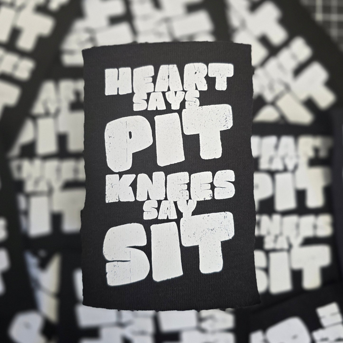 Heart Says Pit Sew-On Patch