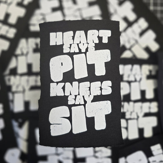 Heart Says Pit Sew-On Patch