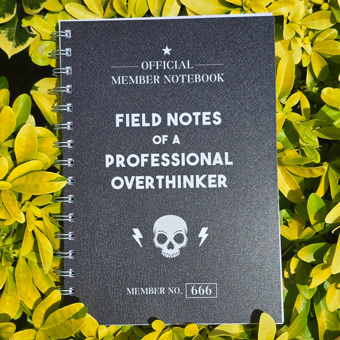 Professional Overthinker Lined Notebook (Leather Effect Finish)