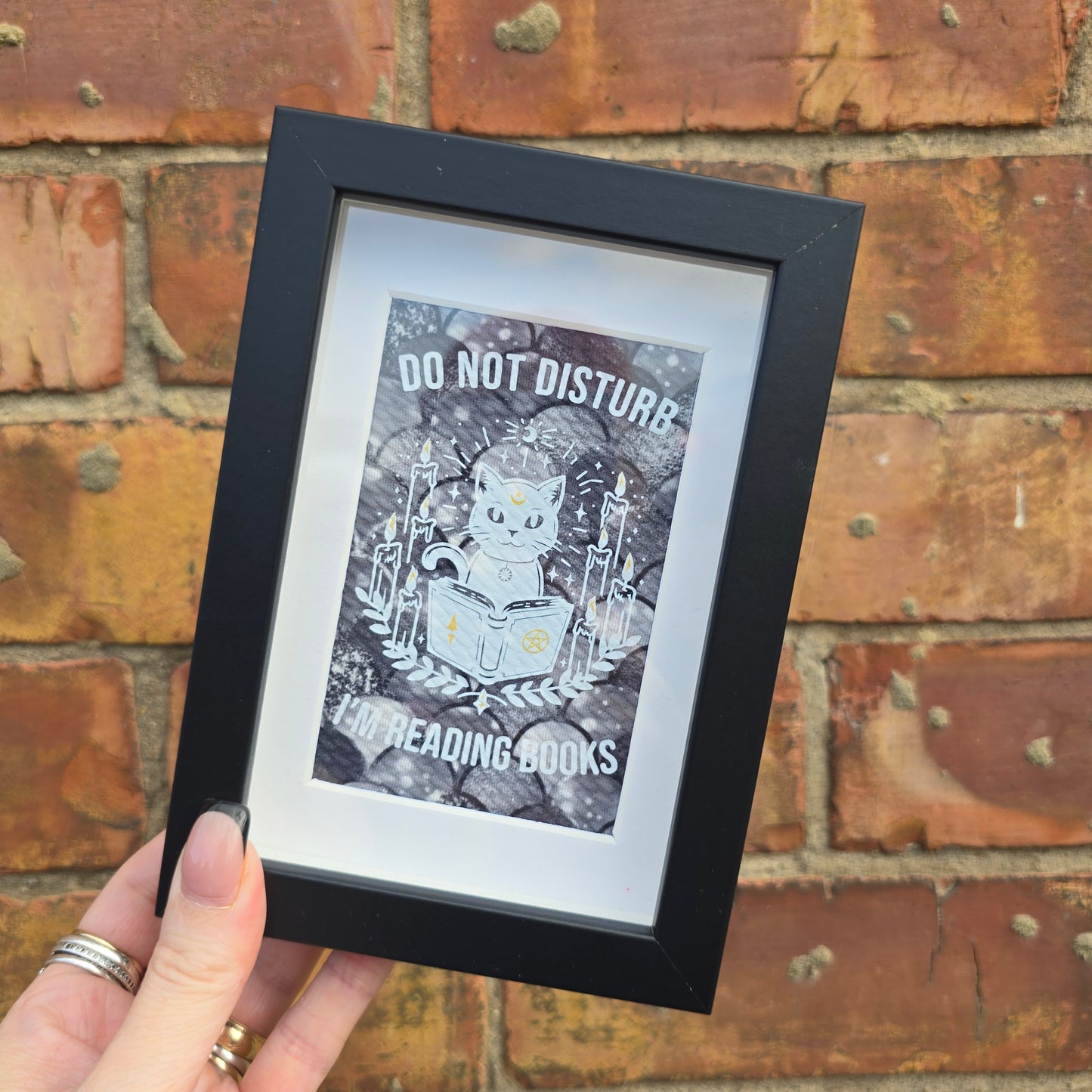 DND I'm Reading (Scales) Framed Decor