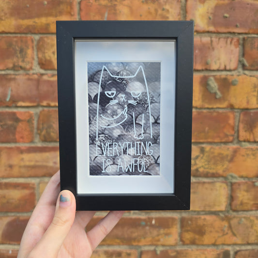 Everything Is Awful (Scales) Framed Decor