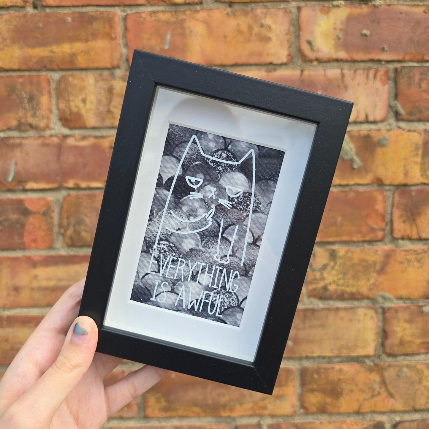 Everything Is Awful (Scales) Framed Decor