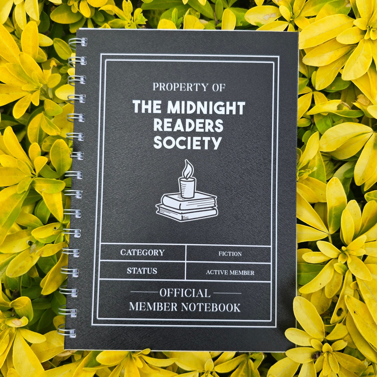 Midnight Readers Plain Notebook (Silk Finish)
