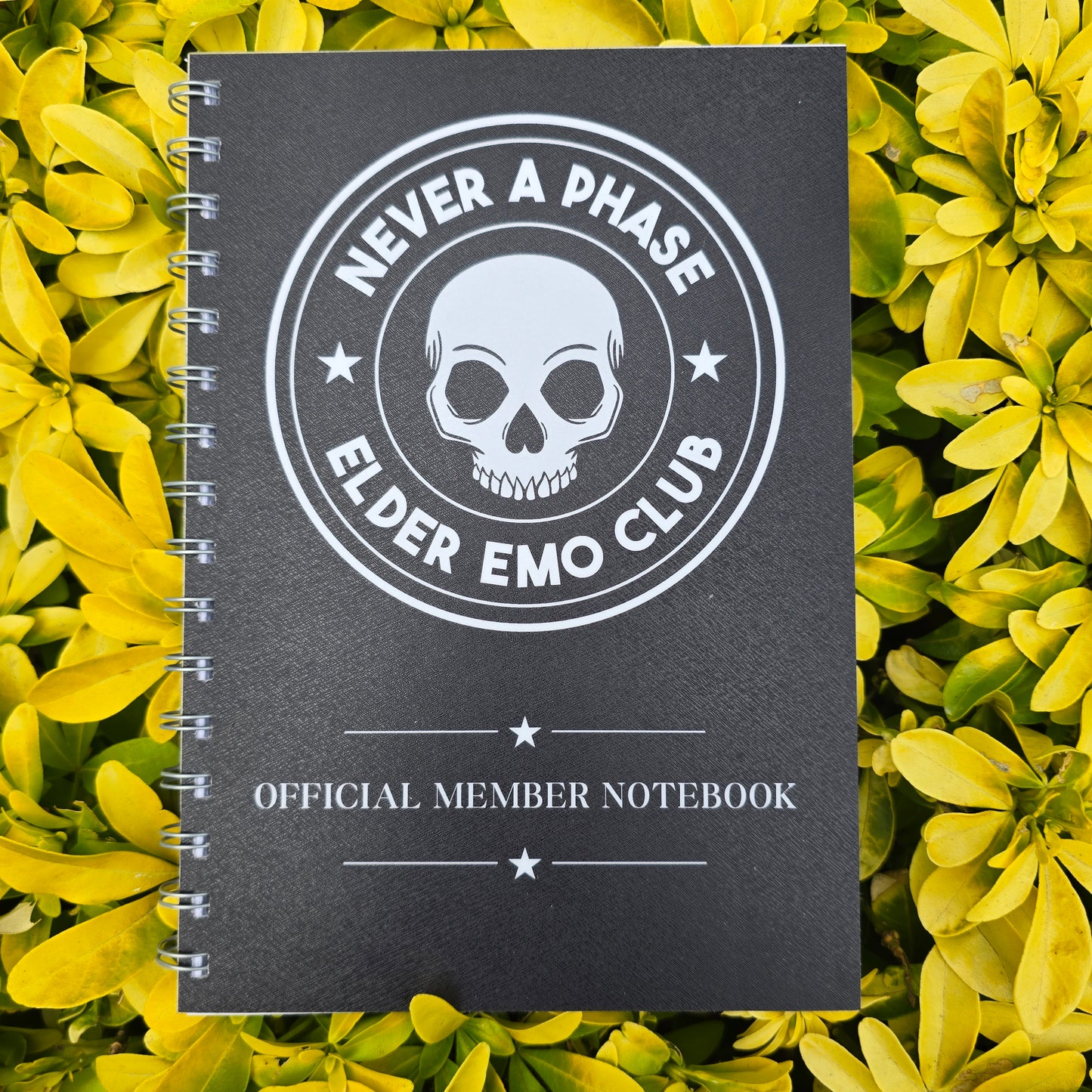 Never A Phase Lined Notebook (Silk Finish)