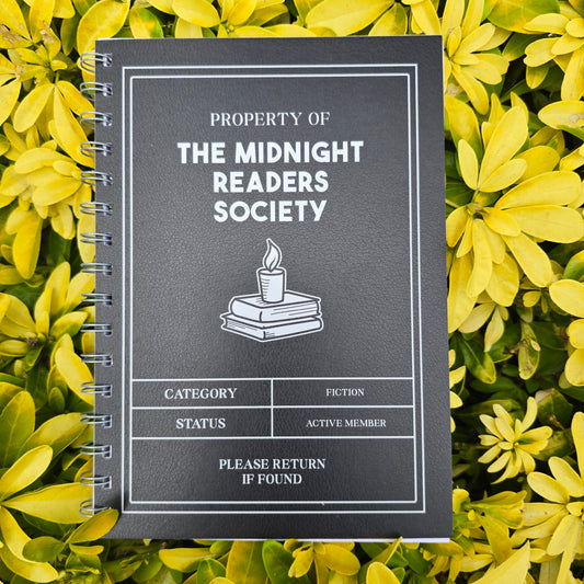 Midnight Readers Lined Notebook (Leather Finish)