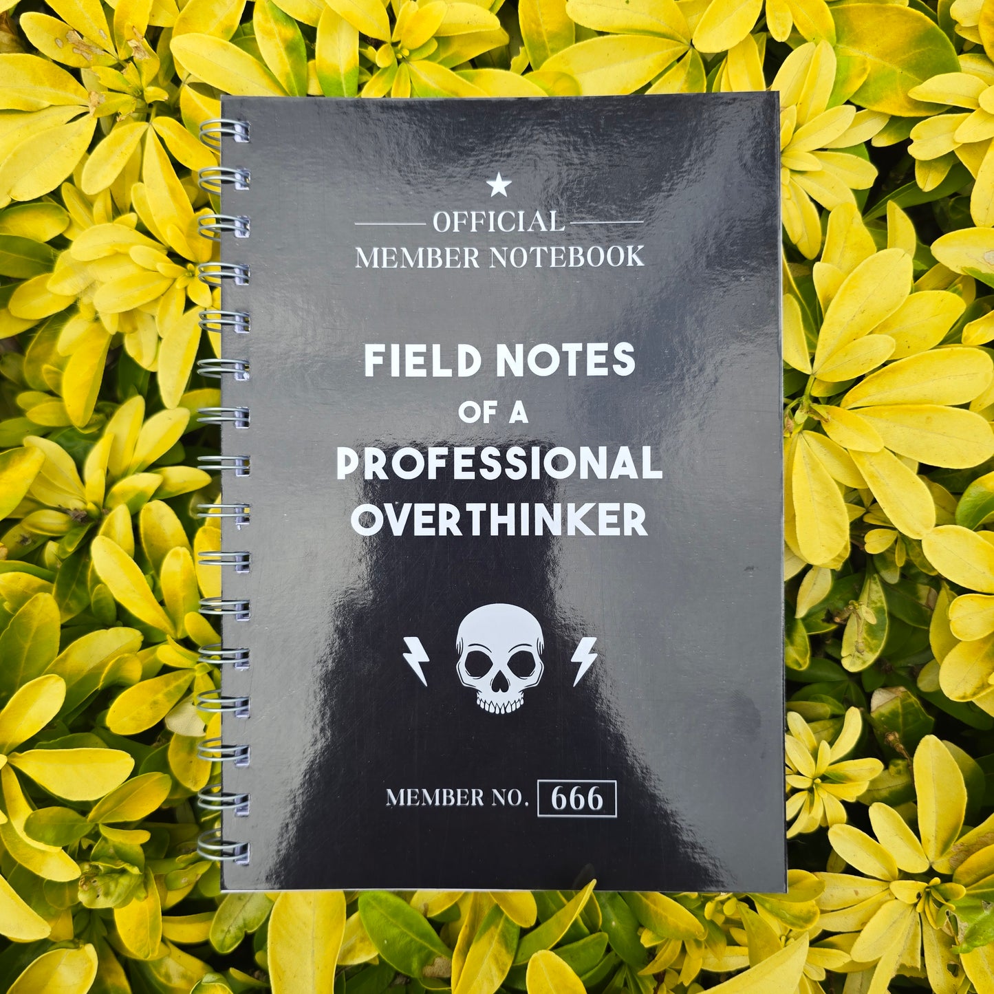 Professional Overthinker Lined Notebook (Gloss Finish)