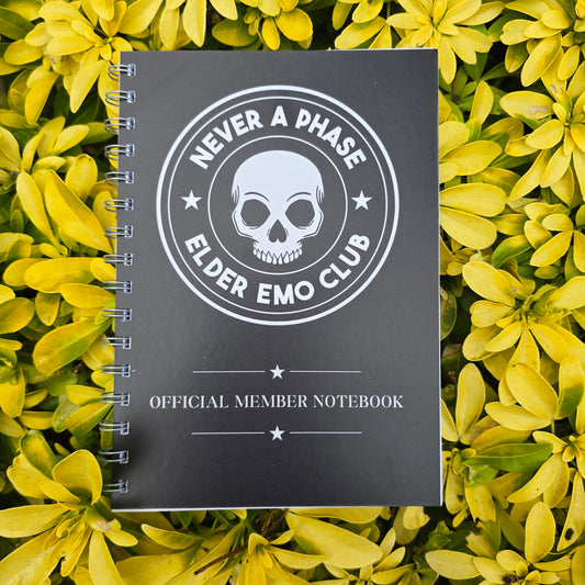 Never A Phase Plain Notebook (Matte Finish)