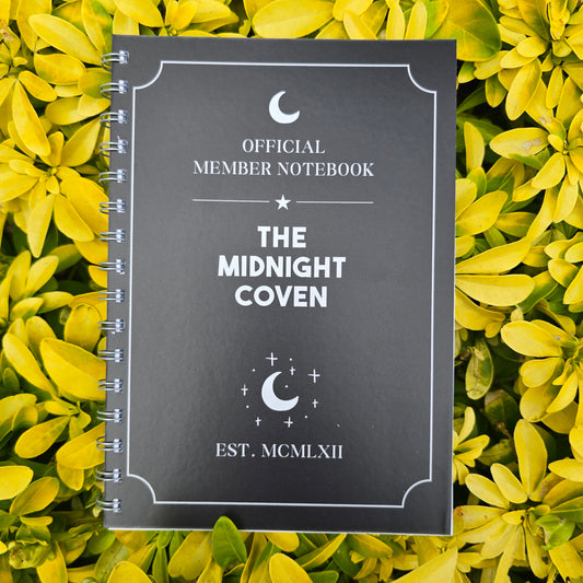 Midnight Coven Plain Notebook (Matte Finish)