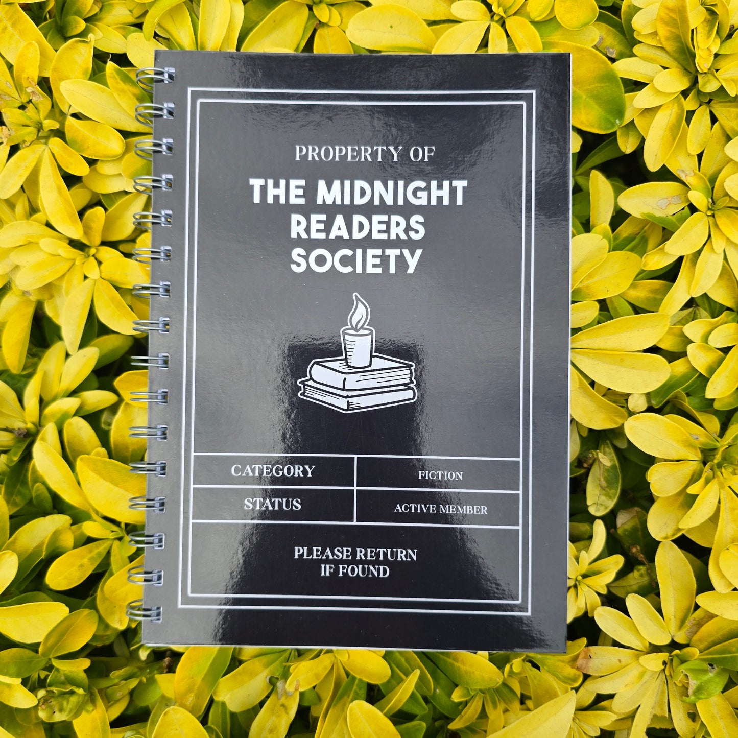 Midnight Readers Lined Notebook (Gloss Finish)