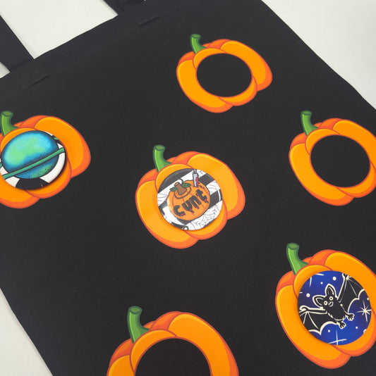 Scrappy Tote Bag - Pumpkins