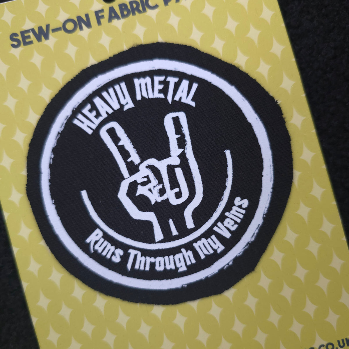 Heavy Metal Sew-On Patch