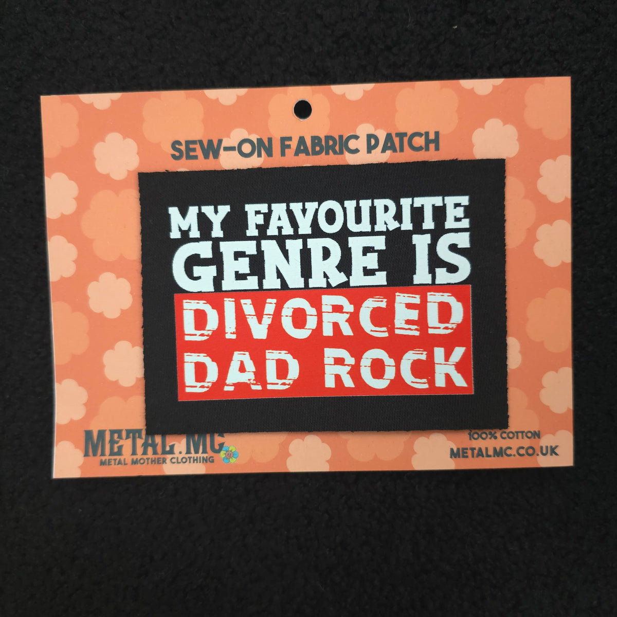 Divorced Dad Rock Sew-On Patch