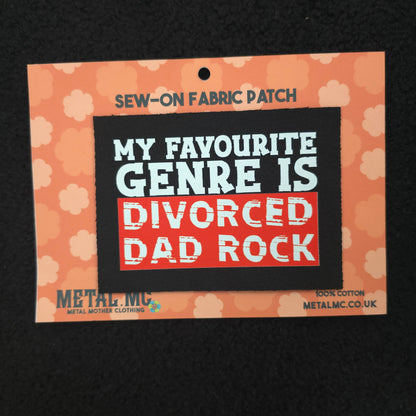Divorced Dad Rock Sew-On Patch