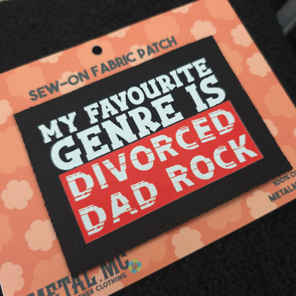 Divorced Dad Rock Sew-On Patch