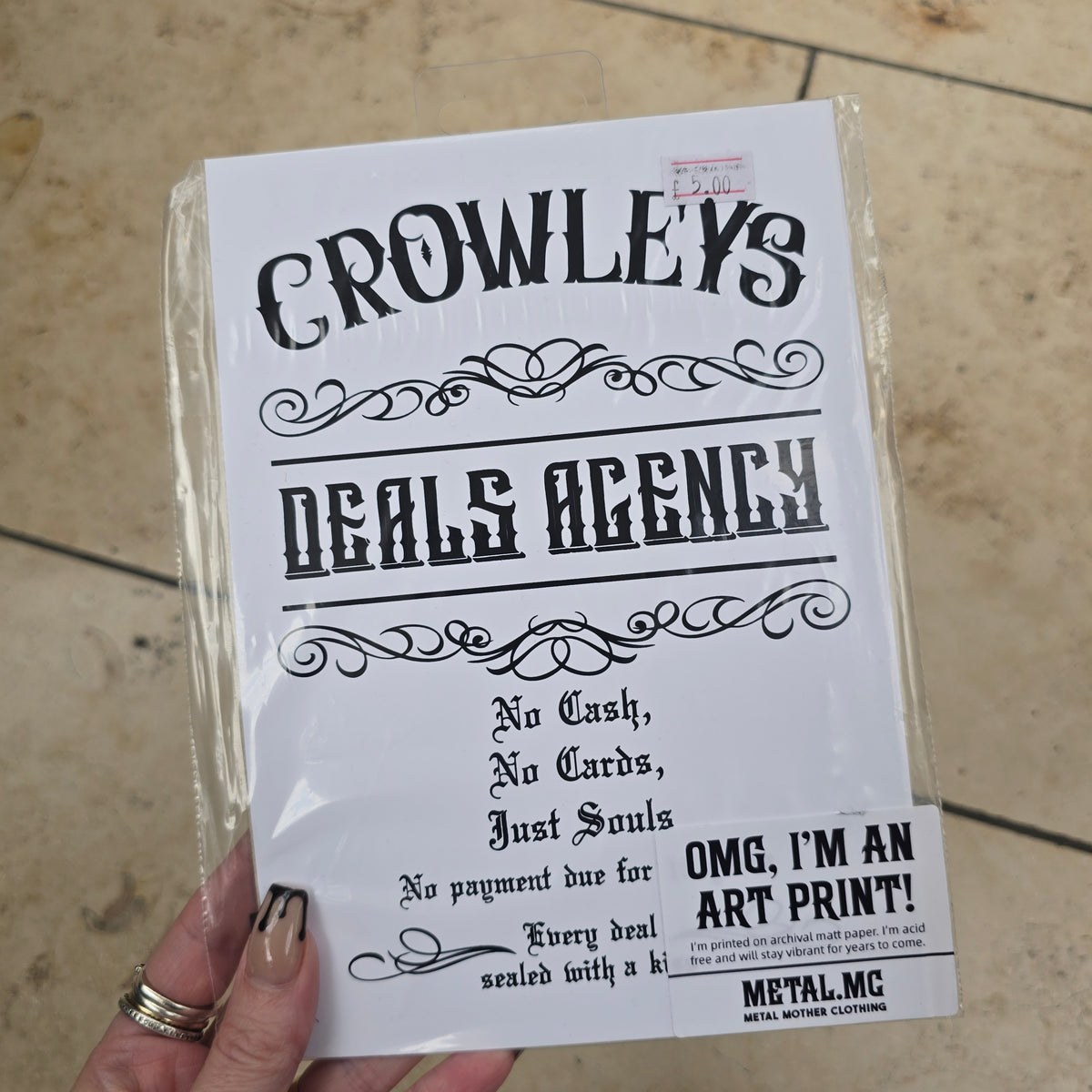 Archival Art Print - Crowleys Deals