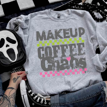 Makeup-Coffee-Chaos Sweatshirt