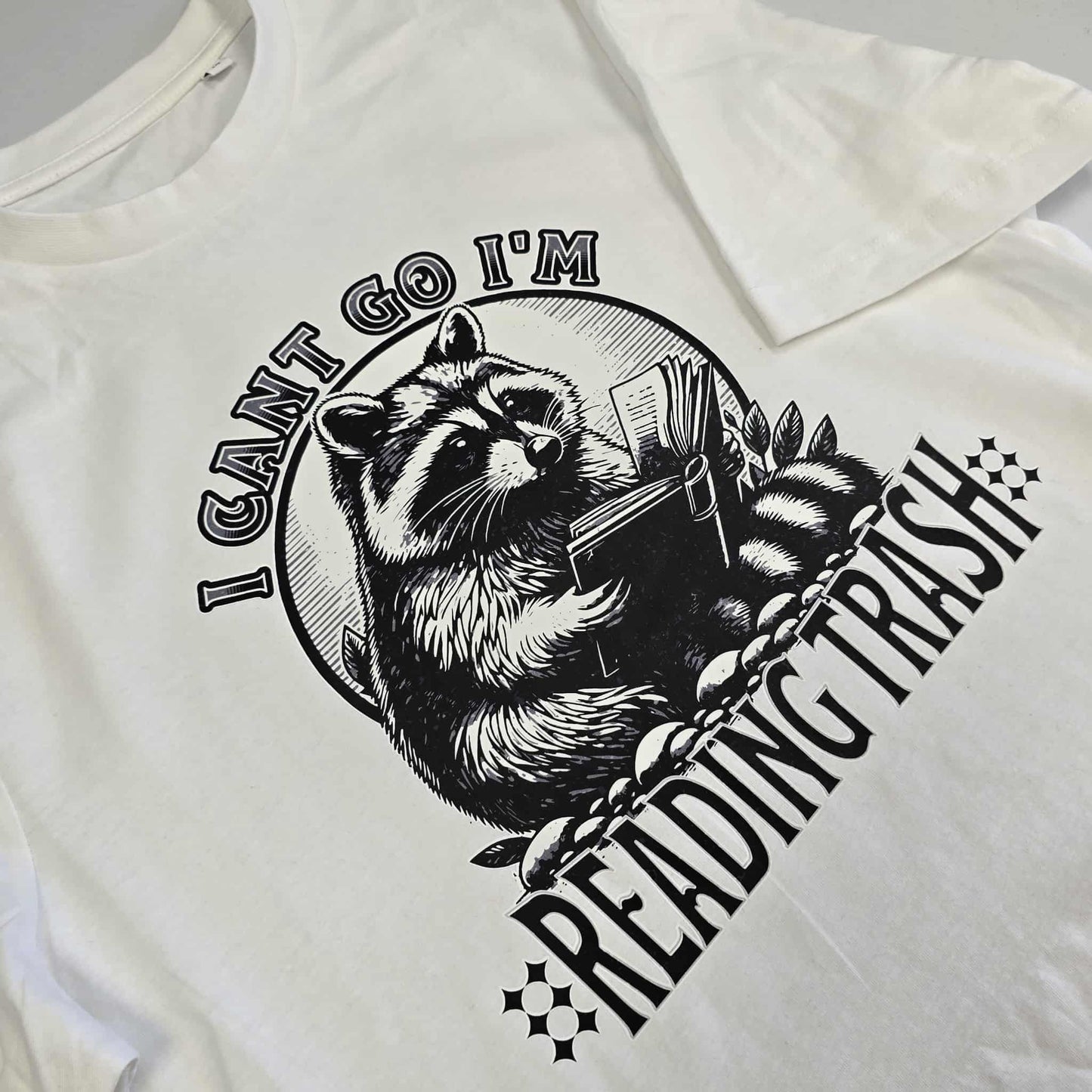 Medium White T-shirt - Reading Trash