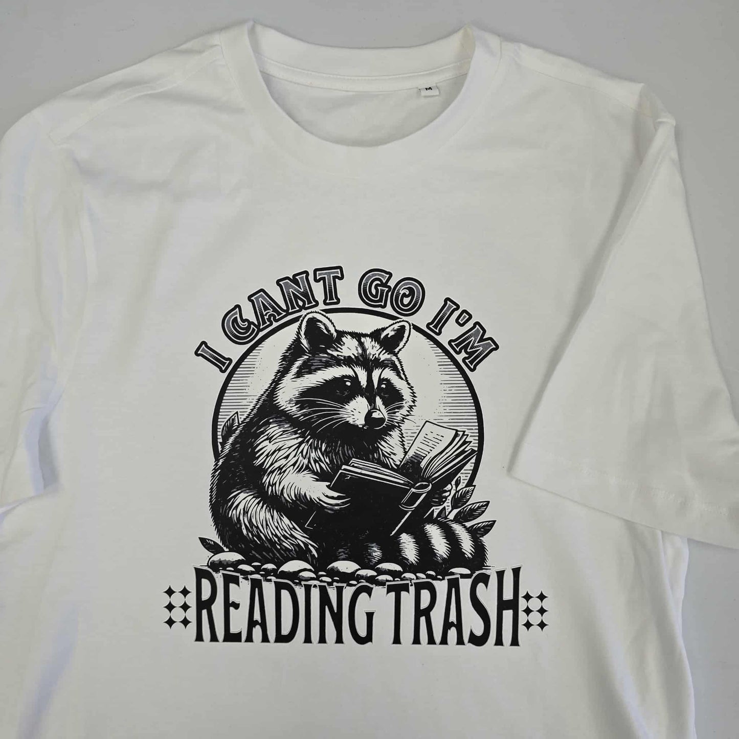 Medium White T-shirt - Reading Trash