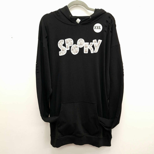 Clearance 2XL Distressed Hoodie - Spooky