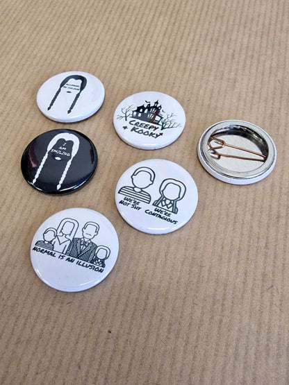 Addams Badge Pack