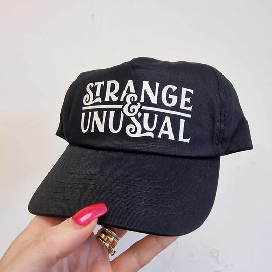 Clearance Black Baseball Cap - Strange & Unusual