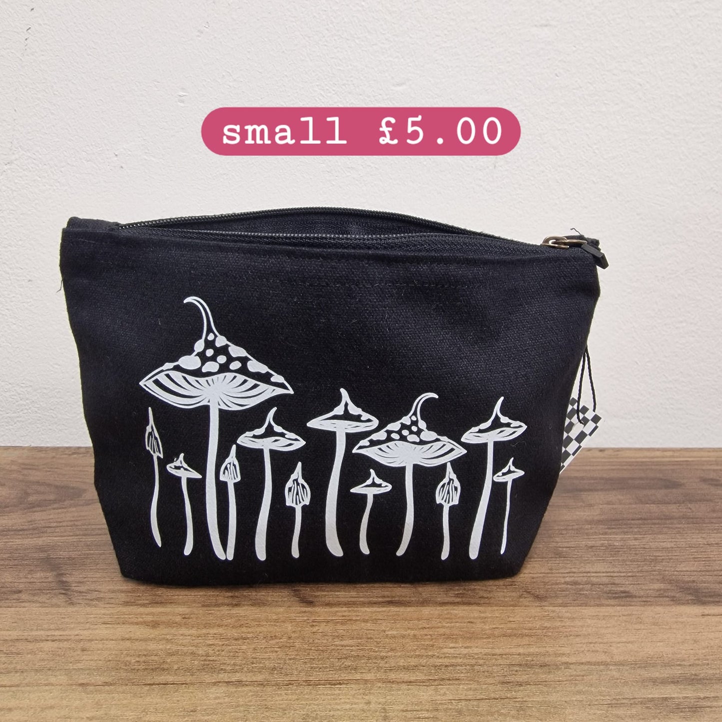 Clearance Small Beauty Bag - Mushroom Row