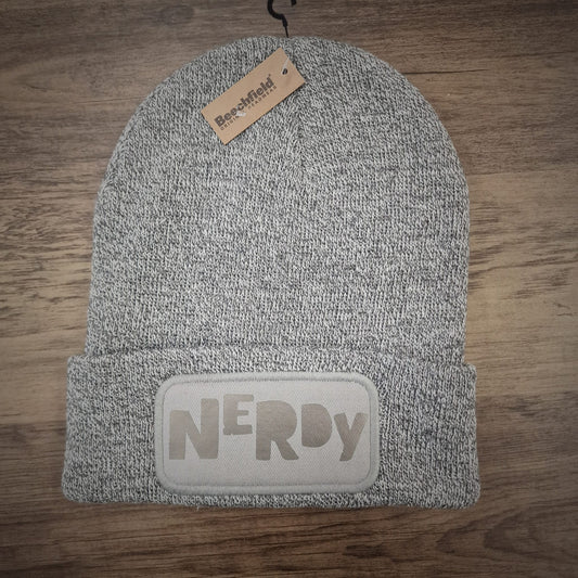 Clearance Beanie - Grey - Nerdy