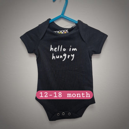 Clearance Hello I'm Hungry Baby Vest (Various Sizes)