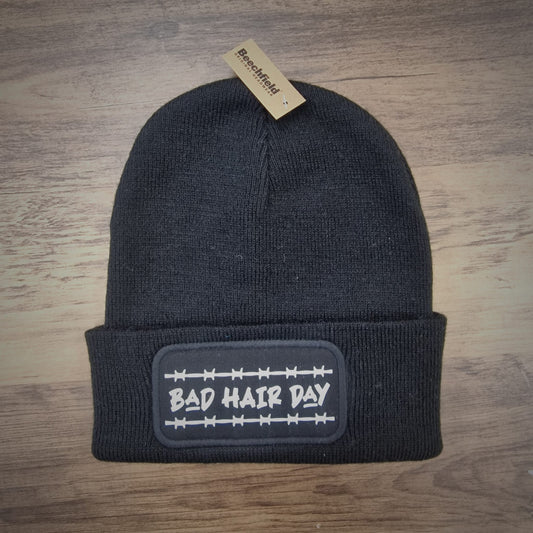 Clearance Beanie - Black - Bad Hair Day