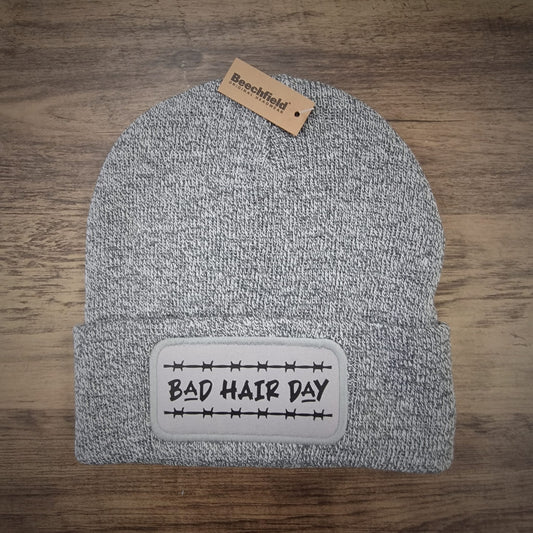 Clearance Beanie - Grey - Bad Hair Day