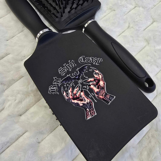 Bat Shit Crazy Paddle Hair Brush