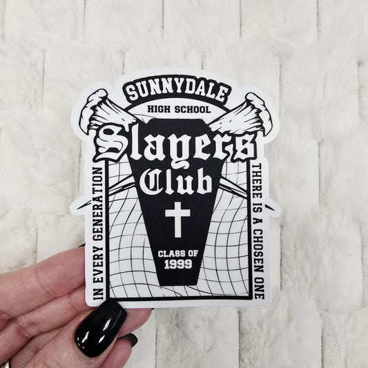 Slayer Club (BTVS) Vinyl Sticker