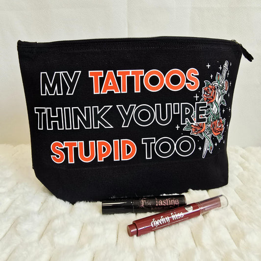Stupid Tattoos - Recycled Luxe Canvas Bag