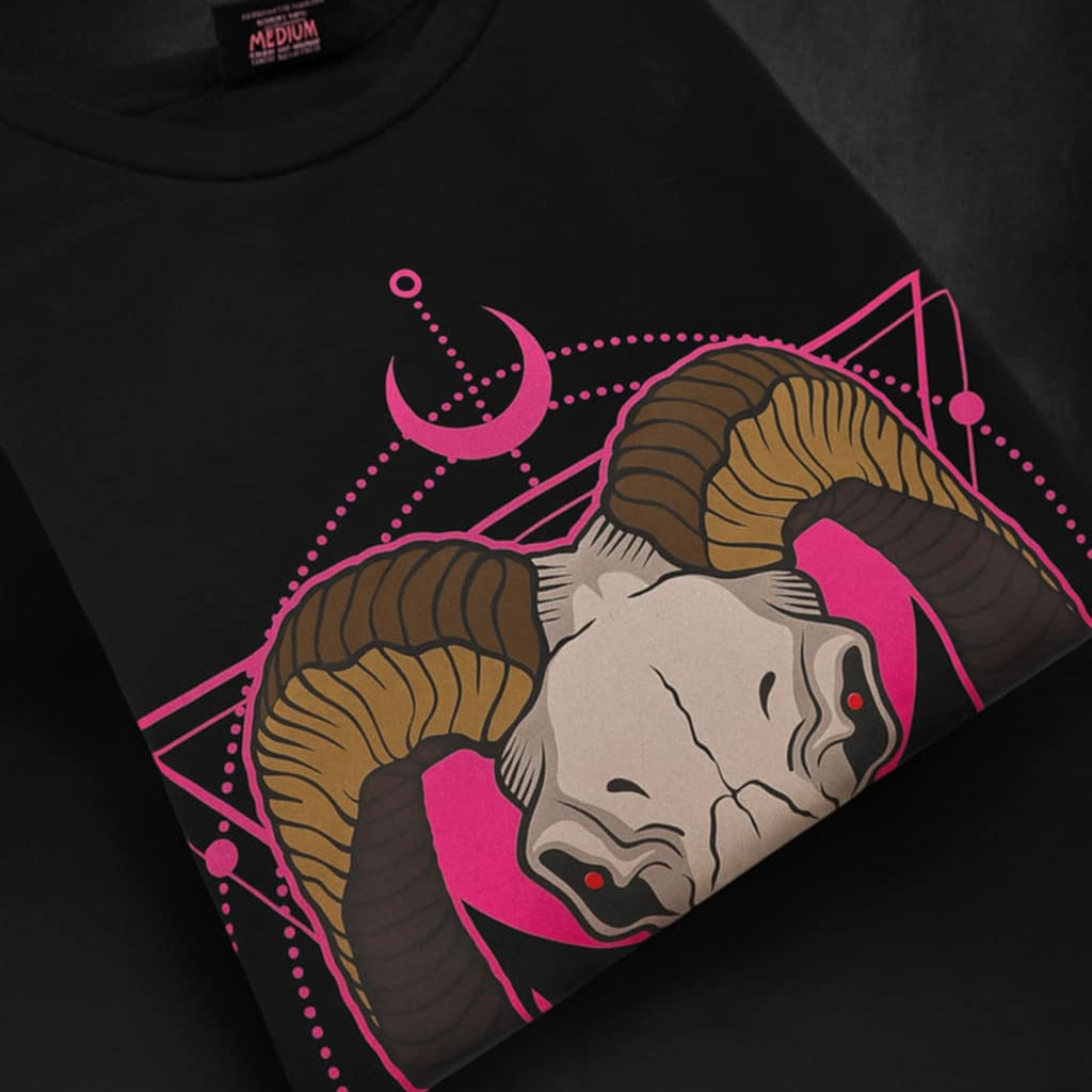 Pink Ram Long Sleeved T-shirt
