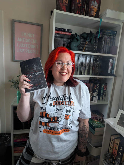 *New* Haunted Book Club Relaxed Fit Tee