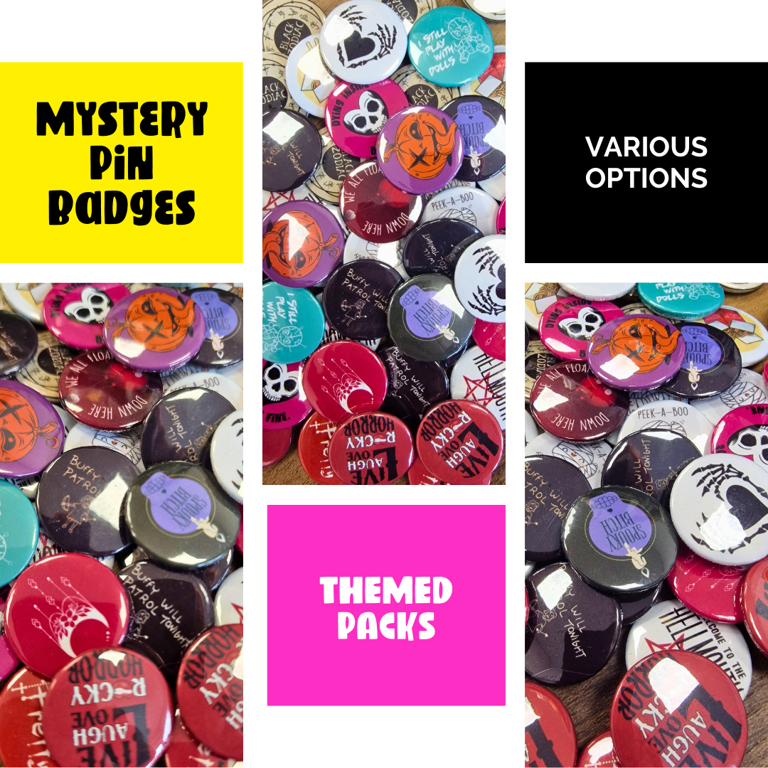 Mystery Pin Badge Set