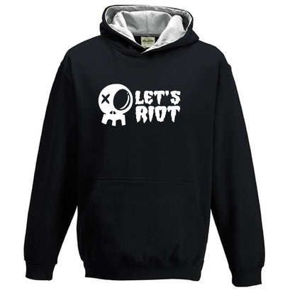 Kids Varsity hoodie -Let's Riot