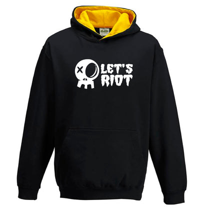 Kids Varsity hoodie -Let's Riot