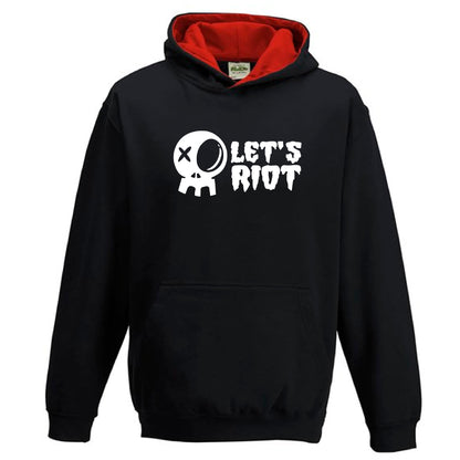 Kids Varsity hoodie -Let's Riot